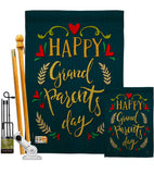 Grandparents Day - Family Special Occasion Vertical Impressions Decorative Flags HG115160 Made In USA