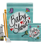 Baby Shower - Family Special Occasion Vertical Impressions Decorative Flags HG115217 Made In USA