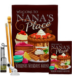 Nana Place - Family Special Occasion Vertical Impressions Decorative Flags HG115223 Made In USA