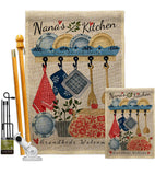 Nana's Kitchen - Family Special Occasion Vertical Impressions Decorative Flags HG115246 Made In USA