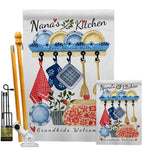 Nana's Kitchen - Family Special Occasion Vertical Impressions Decorative Flags HG115246 Made In USA