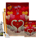 Sweet Couple - Family Special Occasion Vertical Impressions Decorative Flags HG192497 Made In USA