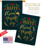 Grandparents Day - Family Special Occasion Vertical Impressions Decorative Flags HG115160 Made In USA