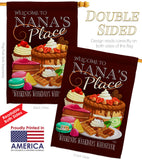 Nana Place - Family Special Occasion Vertical Impressions Decorative Flags HG115223 Made In USA