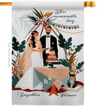 Together Forever - Family Special Occasion Vertical Impressions Decorative Flags HG137455 Made In USA