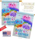 Cuite Baby Shower - Family Special Occasion Vertical Impressions Decorative Flags HG137510 Made In USA