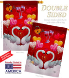 Sweet Couple - Family Special Occasion Vertical Impressions Decorative Flags HG192497 Made In USA