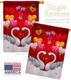 Sweet Couple - Family Special Occasion Vertical Impressions Decorative Flags HG192497 Made In USA