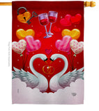 Sweet Couple - Family Special Occasion Vertical Impressions Decorative Flags HG192497 Made In USA