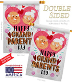 Happy Grandparents Day - Family Special Occasion Vertical Impressions Decorative Flags HG192612 Made In USA