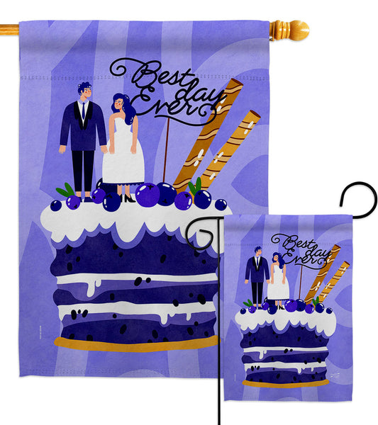 Best Day Ever - Family Special Occasion Vertical Impressions Decorative Flags HG137590 Made In USA
