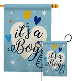 It's a Boy - Family Special Occasion Vertical Impressions Decorative Flags HG192439 Made In USA