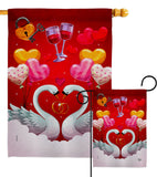 Sweet Couple - Family Special Occasion Vertical Impressions Decorative Flags HG192497 Made In USA