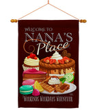 Nana Place - Family Special Occasion Vertical Impressions Decorative Flags HG115223 Made In USA