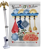 Nana's Kitchen - Family Special Occasion Vertical Impressions Decorative Flags HG115246 Made In USA