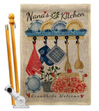 Nana's Kitchen - Family Special Occasion Vertical Impressions Decorative Flags HG115246 Made In USA