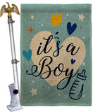 It's a Boy - Family Special Occasion Vertical Impressions Decorative Flags HG192439 Made In USA