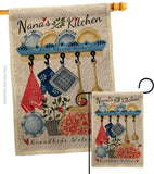 Nana's Kitchen - Family Special Occasion Vertical Impressions Decorative Flags HG115246 Made In USA