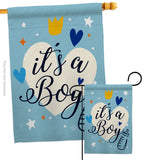 It's a Boy - Family Special Occasion Vertical Impressions Decorative Flags HG192439 Made In USA