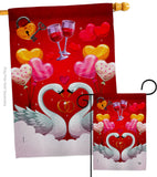 Sweet Couple - Family Special Occasion Vertical Impressions Decorative Flags HG192497 Made In USA