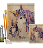 Unicorn - Fantasy Interests Vertical Impressions Decorative Flags HG115238 Made In USA