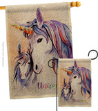 Unicorn - Fantasy Interests Vertical Impressions Decorative Flags HG115238 Made In USA