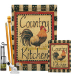 Country Kichen - Farm Animals Nature Vertical Impressions Decorative Flags HG110107 Made In USA