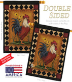 Rooster - Farm Animals Nature Vertical Impressions Decorative Flags HG110073 Made In USA