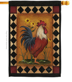 Rooster - Farm Animals Nature Vertical Impressions Decorative Flags HG110073 Made In USA