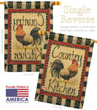 Country Kichen - Farm Animals Nature Vertical Impressions Decorative Flags HG110107 Made In USA