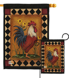 Rooster - Farm Animals Nature Vertical Impressions Decorative Flags HG110073 Made In USA