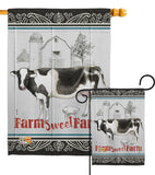 Farm Sweet Farm - Farm Animals Nature Vertical Impressions Decorative Flags HG110128 Made In USA