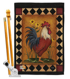 Rooster - Farm Animals Nature Vertical Impressions Decorative Flags HG110073 Made In USA