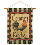 Country Kichen - Farm Animals Nature Vertical Impressions Decorative Flags HG110107 Made In USA