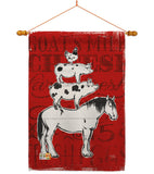 Farm Life - Farm Animals Nature Vertical Impressions Decorative Flags HG110122 Made In USA