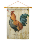 Rooster Farm - Farm Animals Nature Vertical Impressions Decorative Flags HG110131 Made In USA