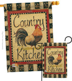 Country Kichen - Farm Animals Nature Vertical Impressions Decorative Flags HG110107 Made In USA