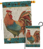 Rooster Spice - Farm Animals Nature Vertical Impressions Decorative Flags HG110118 Made In USA