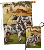 Cattles - Farm Animals Nature Vertical Impressions Decorative Flags HG110273 Made In USA