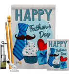 Happy Father's Day - Father's Day Summer Vertical Impressions Decorative Flags HG115117 Made In USA