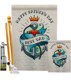 Best Dad Day - Father's Day Summer Vertical Impressions Decorative Flags HG192345 Made In USA