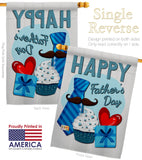 Happy Father's Day - Father's Day Summer Vertical Impressions Decorative Flags HG115117 Made In USA