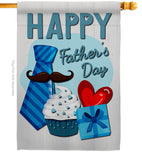 Happy Father's Day - Father's Day Summer Vertical Impressions Decorative Flags HG115117 Made In USA