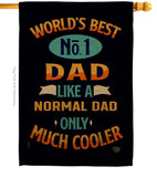 Cooler Dad - Father's Day Summer Vertical Impressions Decorative Flags HG192187 Made In USA