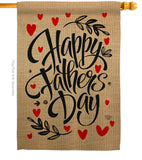 Special Father Day - Father's Day Summer Vertical Impressions Decorative Flags HG192191 Made In USA