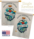 Best Dad Day - Father's Day Summer Vertical Impressions Decorative Flags HG192345 Made In USA