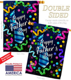 Best Tie Father - Father's Day Summer Vertical Impressions Decorative Flags HG192569 Made In USA