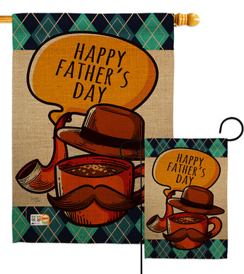 Classic Father Day - Father's Day Summer Vertical Impressions Decorative Flags HG115154 Made In USA