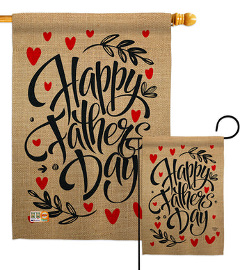 Special Father Day - Father's Day Summer Vertical Impressions Decorative Flags HG192191 Made In USA