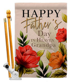 Heavenly Father & Grandpa - Father's Day Summer Vertical Impressions Decorative Flags HG115245 Made In USA